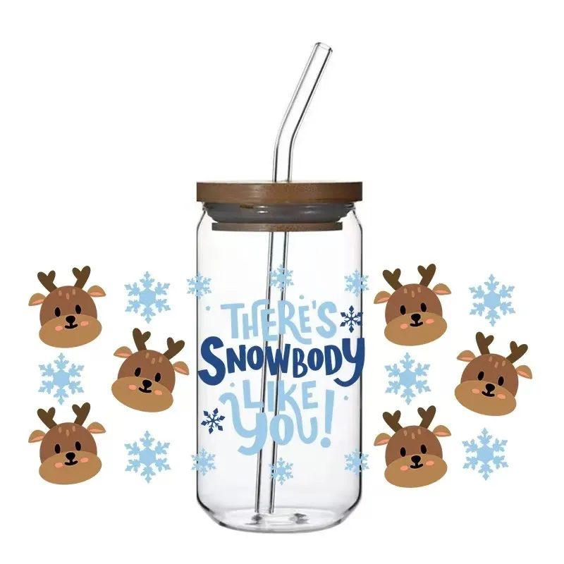 ما هي ملاحظات التطبيق الخاصة بملصقات نقل الأكواب الزجاجية سعة 16 أونصة؟