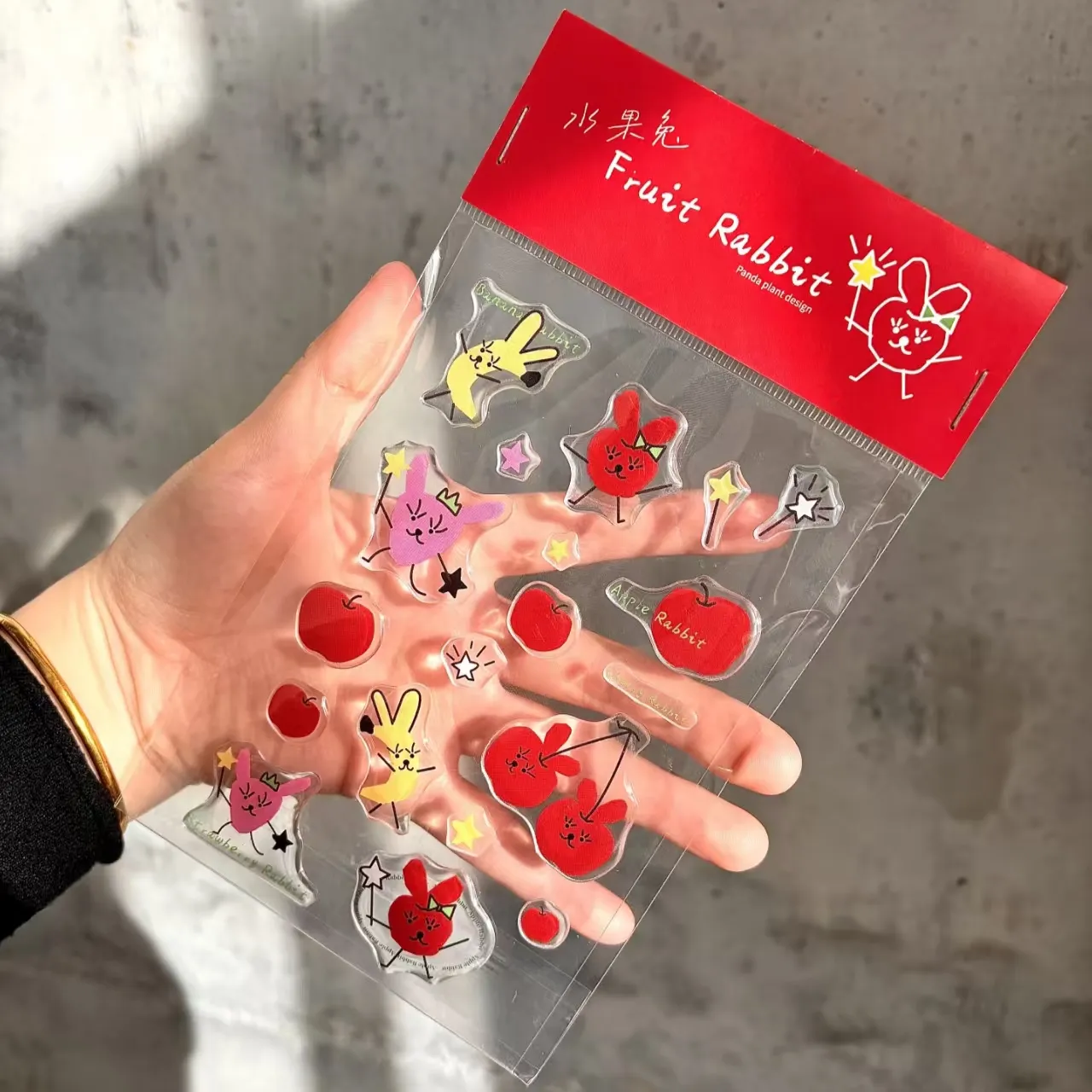 ملصقات راتنجات الايبوكسي الكرتونية ثلاثية الأبعاد