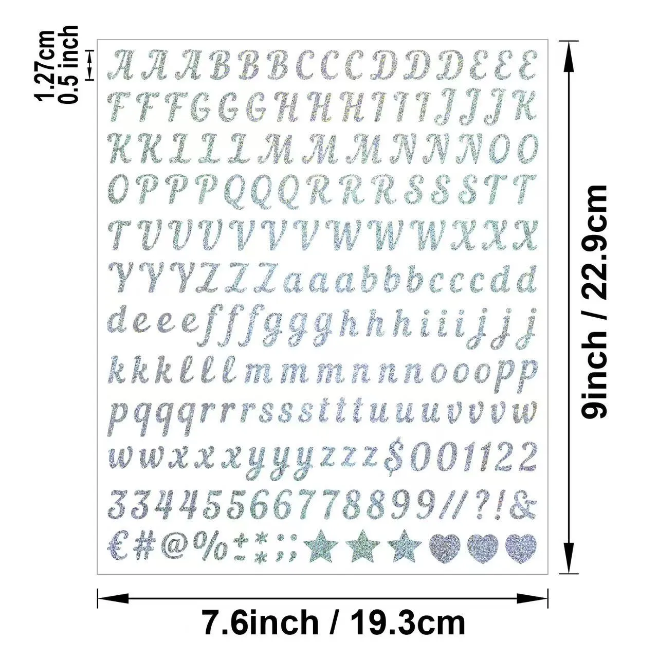 ملصق زخرفي من الحجر الرملي أبجديًا ورقميًا